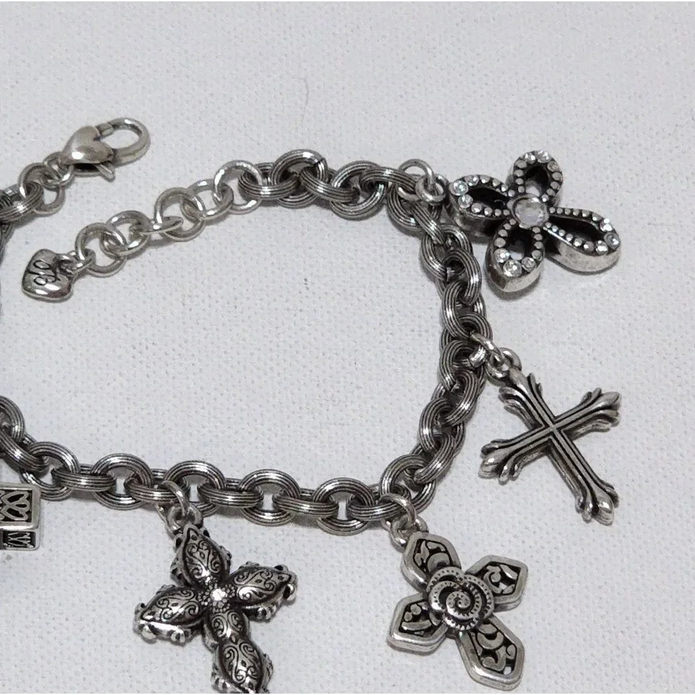 Brighton‎ faithful religious cross charm bracelet